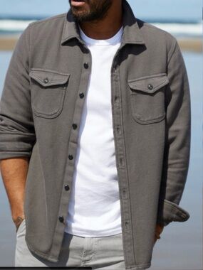 Outerknown Faded Black Chroma Blanket Shirt